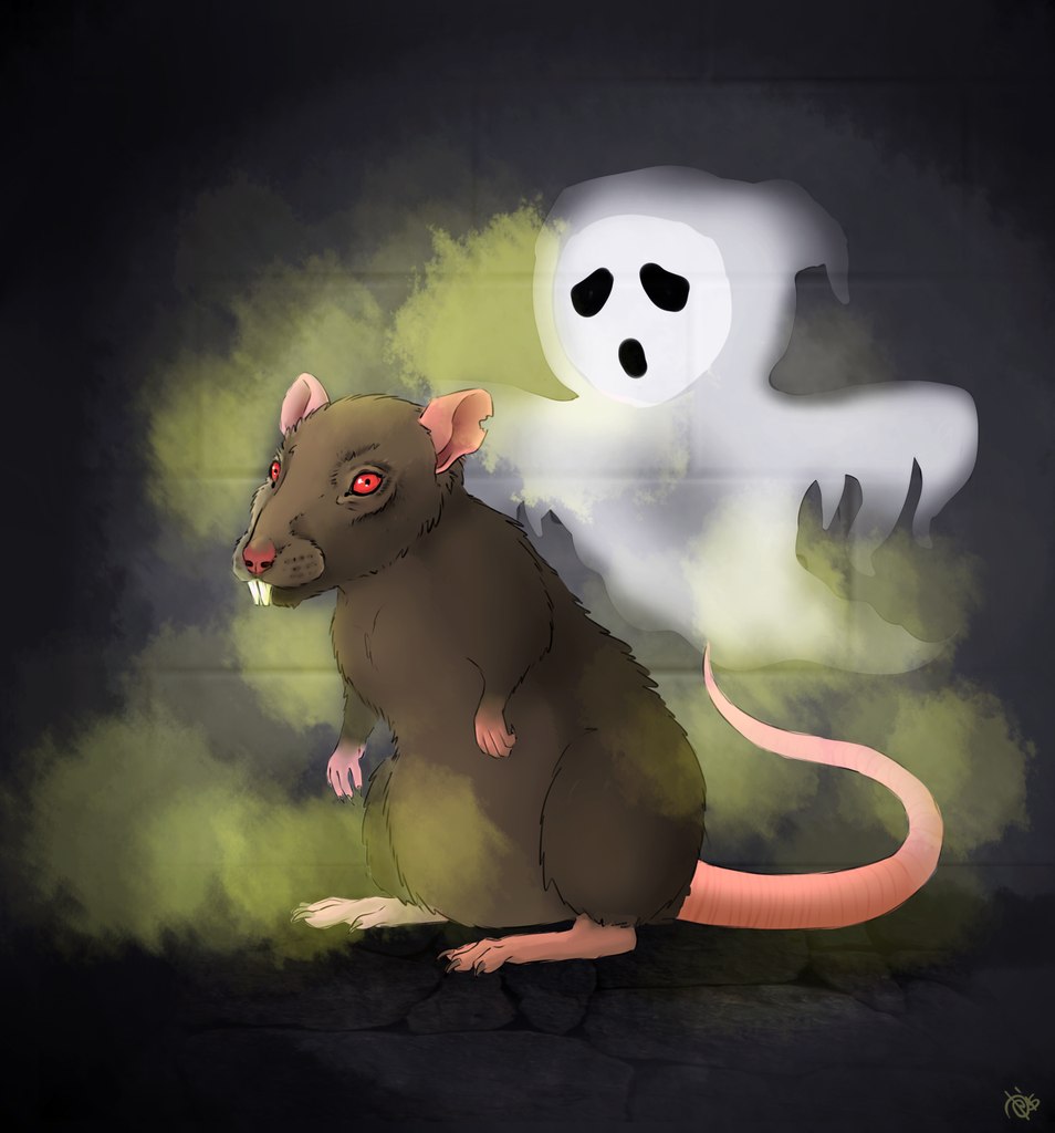  Sad Ghost and Fetid Rat by Yulia Kozlova